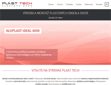 Tablet Screenshot of plasttech.sk